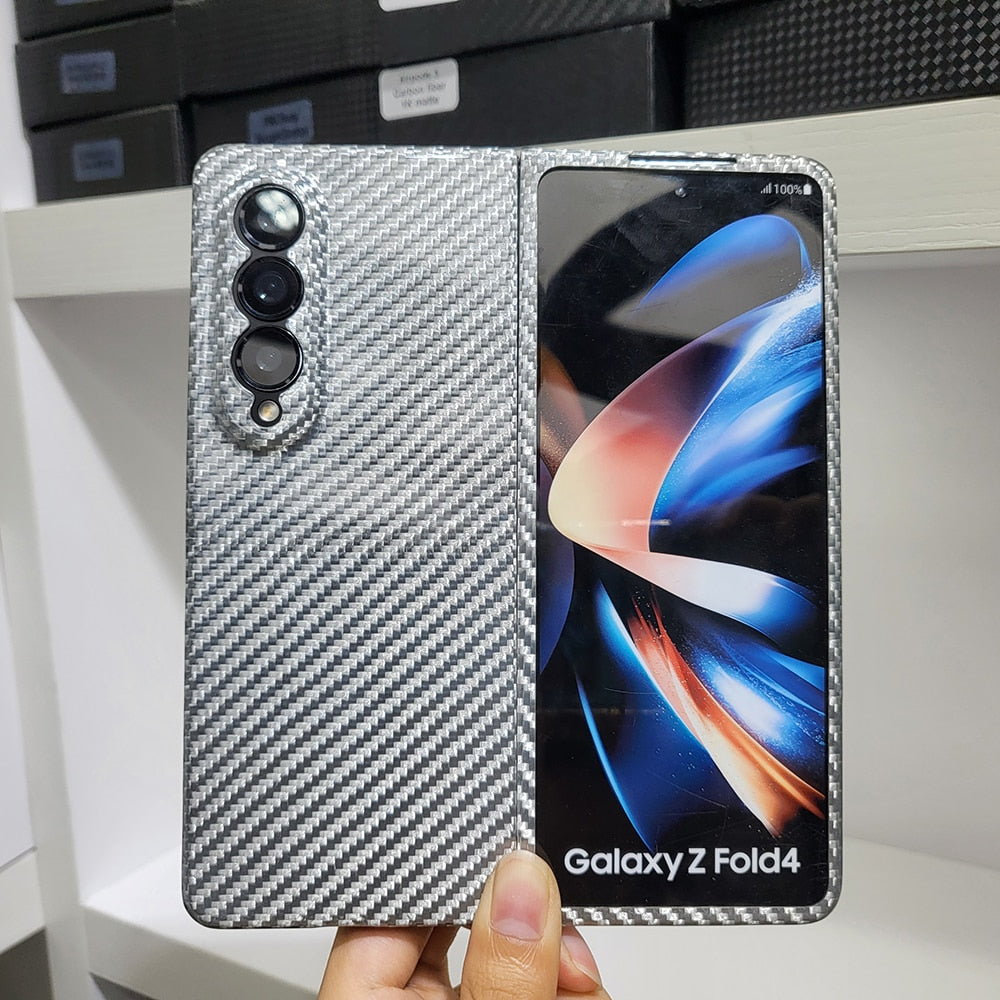 Real Carbon Fiber Case For Samsung Galaxy Z Fold - Premium Mobile Phone Cases from Dressmycell.com - Just $50! Shop now at Dressmycell.com Real Carbon Fiber Case For Samsung Galaxy Z Fold - Premium Mobile Phone Cases from Dressmycell.com - Just $50! Shop now at Dressmycell.com